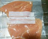 犬ご飯　鶏ハム作り方1写真