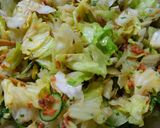 マグロ味付け缶とレタスとキュウリのサラダ作り方6写真