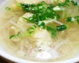 ほっこり (*´`๓)えのきと卵のスープ作り方3写真