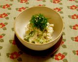 ささ身とキュウリの白和え*梅風味作り方5写真