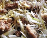 豚コマ&細切りタケノコのネギ塩レモン炒め作り方6写真