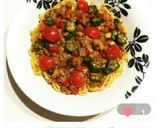 ランチに簡単♪トマトのピリッと焼きそば♪作り方7写真