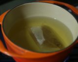 天然だしパックで作る水菜と豚バラの煮浸し作り方1写真