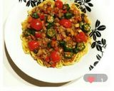 ランチに簡単♪トマトのピリッと焼きそば♪作り方9写真