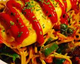 糖質制限◆糖質0麺で簡単ナポリタン作り方3写真