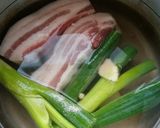 圧力鍋で煮豚作り方1写真