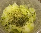 ブロ茎の塩レモン漬け作り方1写真