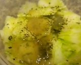 ブロ茎の塩レモン漬け作り方2写真
