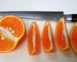 食べやすい！！オレンジの切り方(^ー^)作り方1写真