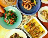 殻ごと食べる海老のぱりぱりエスニック揚げ作り方5写真