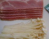 えのき(まいたけ)のベーコン巻き作り方1写真