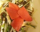もずくとトマトの塩レモン風味作り方3写真