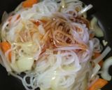 【腎臓病】焼肉のたれで焼きうどん作り方5写真