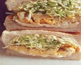 キャベツたっぷり♪卵とチーズホットサンド作り方6写真
