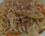 【腎臓病】焼肉のたれで焼きうどん作り方7写真