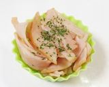 簡単お弁当のおかずにハムバター作り方3写真