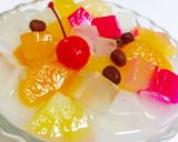 カルピスわらび餅とフルーツ盛り合わせ作り方5写真