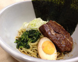 豚の角煮を作ったら煮汁で美味しい油そばを作り方3写真