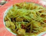 簡単☆鶏肉ともやしのオイスター炒め作り方4写真