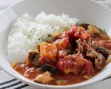 レンジで簡単美味！野菜いっぱい無水カレー作り方5写真