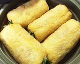 レンジでヘルシー☆鶏ひき肉の梅巻き作り方3写真