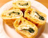 大葉にんにく醤油のしらす厚焼き玉子作り方4写真