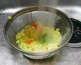 ｷｬﾍﾞﾂ＆人参＆胡瓜＆ｼﾗｽの梅会え♪作り方2写真