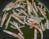 かぼちゃとベーコンのチーズパン粉焼き作り方2写真