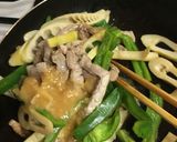 破竹と豚肉のみそ炒め作り方6写真