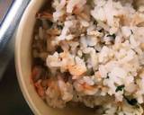 桜エビとワカメの炊き込みご飯作り方5写真