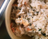 桜エビとワカメの炊き込みご飯作り方5写真