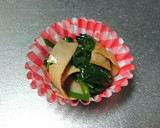 【お弁当おかずｽﾄｯｸ】ほうれん草炒め作り方5写真