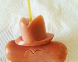 キャラ弁★ウインナーのハンバーガーキッド作り方8写真