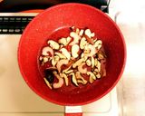 卵3個でシイタケとエビの天津飯作り方4写真