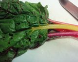 カラフル野菜！スイスチャードのソテー作り方1写真