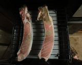 マグロのカマの塩レモン焼き作り方3写真