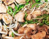 鶏胸肉とたまねぎの梅入りしょうが焼き作り方4写真