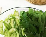 イカ燻製で☆レモン香るセロリのマリネ作り方1写真