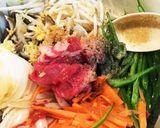 牛肉と野菜でプルコギ風炒め煮作り方1写真