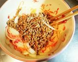 コレ一つでオカズいらず！納豆のかき揚げ丼作り方2写真