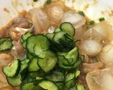刻んで混ぜるだけで旨い!アジ刺身の冷汁作り方7写真