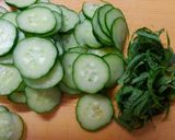 簡単！ツナとキュウリと大葉の胡麻サラダ＊作り方1写真