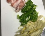 破竹とピーマン入り・焼うどん作り方1写真