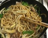 破竹とピーマン入り・焼うどん作り方3写真