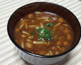 なめこの赤だしお味噌汁作り方5写真