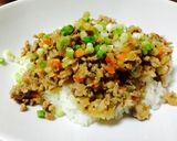 食べ応えUP☆モリモリ肉味噌丼作り方8写真