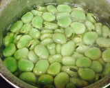 そらまめと塩昆布の炊き込みごはん作り方3写真