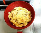 卵3個でシイタケとエビの天津飯作り方6写真