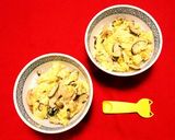 卵3個でシイタケとエビの天津飯作り方7写真