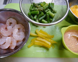 簡単！エビとアスパラのマヨトマ炒め作り方1写真